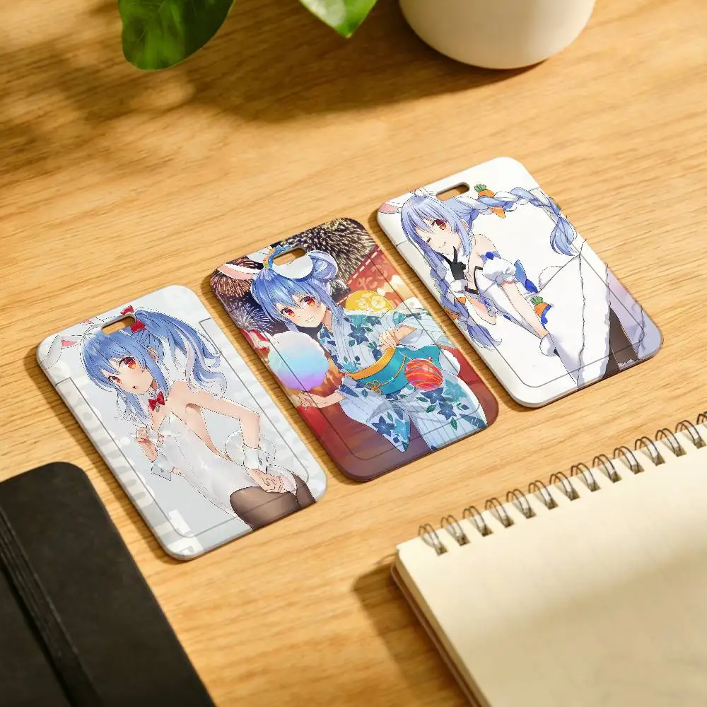 Vtuber Usada Pekora Neck Strap Card Badge Gym Key Lanyards Keys Lanyard Holder Hang Rope Keyrings