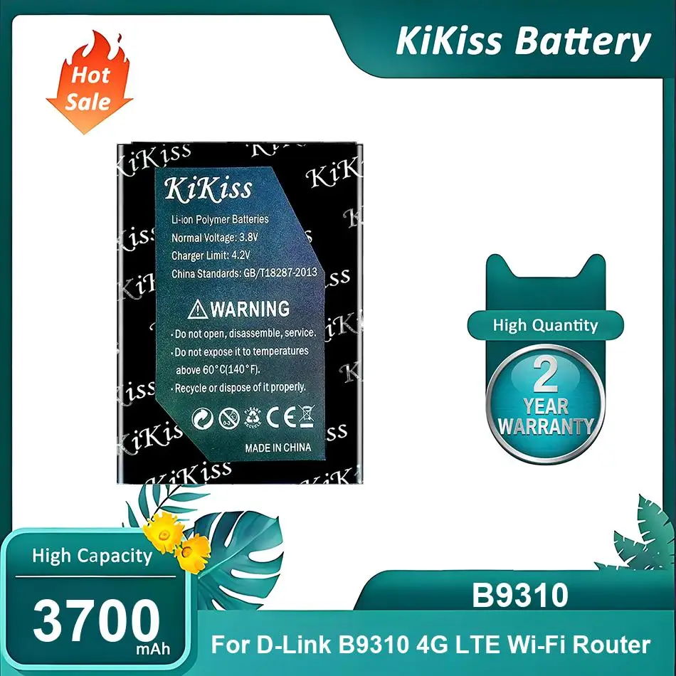 

Мощный аккумулятор для Wi-Fi роутера D-Link B9310 4G LTE, B9310, 3700 мАч