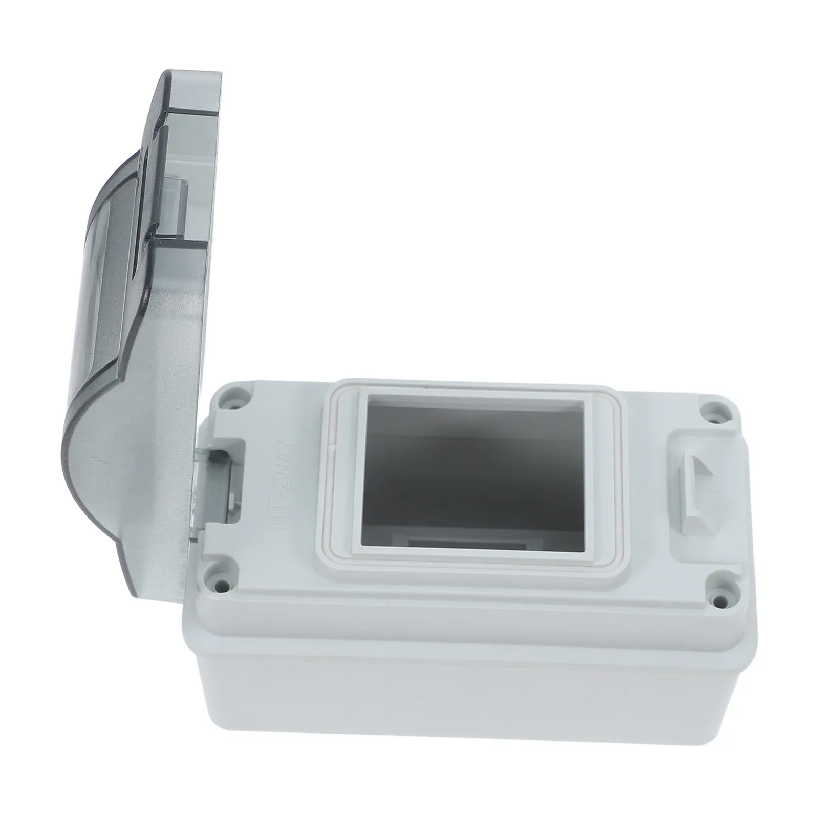 Waterproof Electrical Distribution Box IP65 Weatherproof Wall Mounted Circuit Box Flip Cover Transparent Access for Outdoor Home