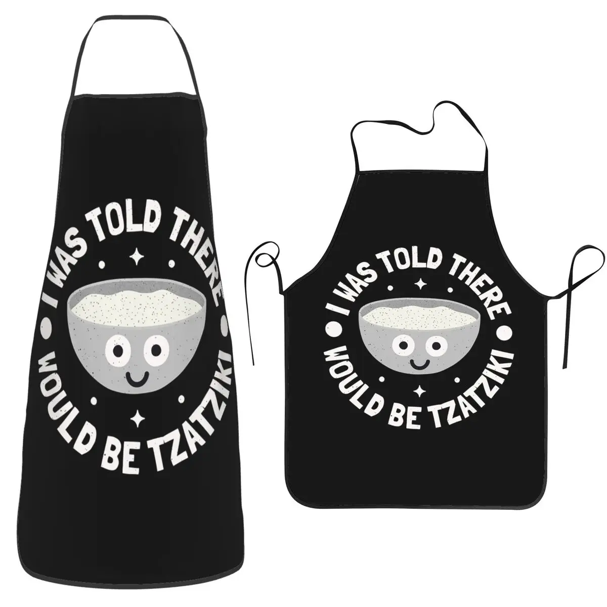 I Was Told There Would Be Tzatziki - Greek Dip Tzatziki Apron Chef Cooking Baking Tablier  Bib Kitchen Cleaning Pinafore