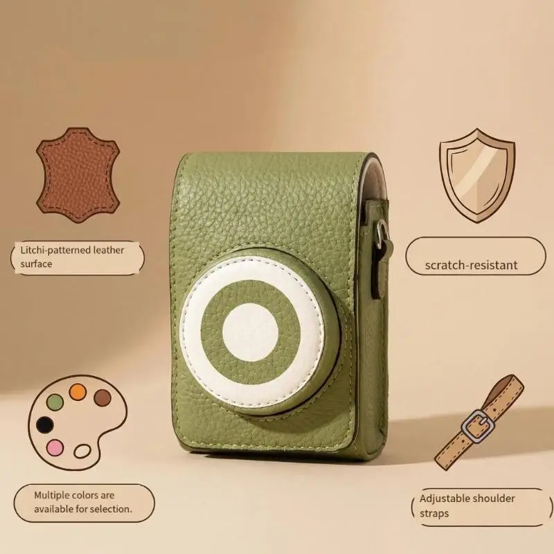 Retro Camera Bag Organiser for GR3 GR3X GR4 G7X2 G7X3 RX100 ZV1 Models Soft Inner Lining Waterproof Exterior Design D2RC