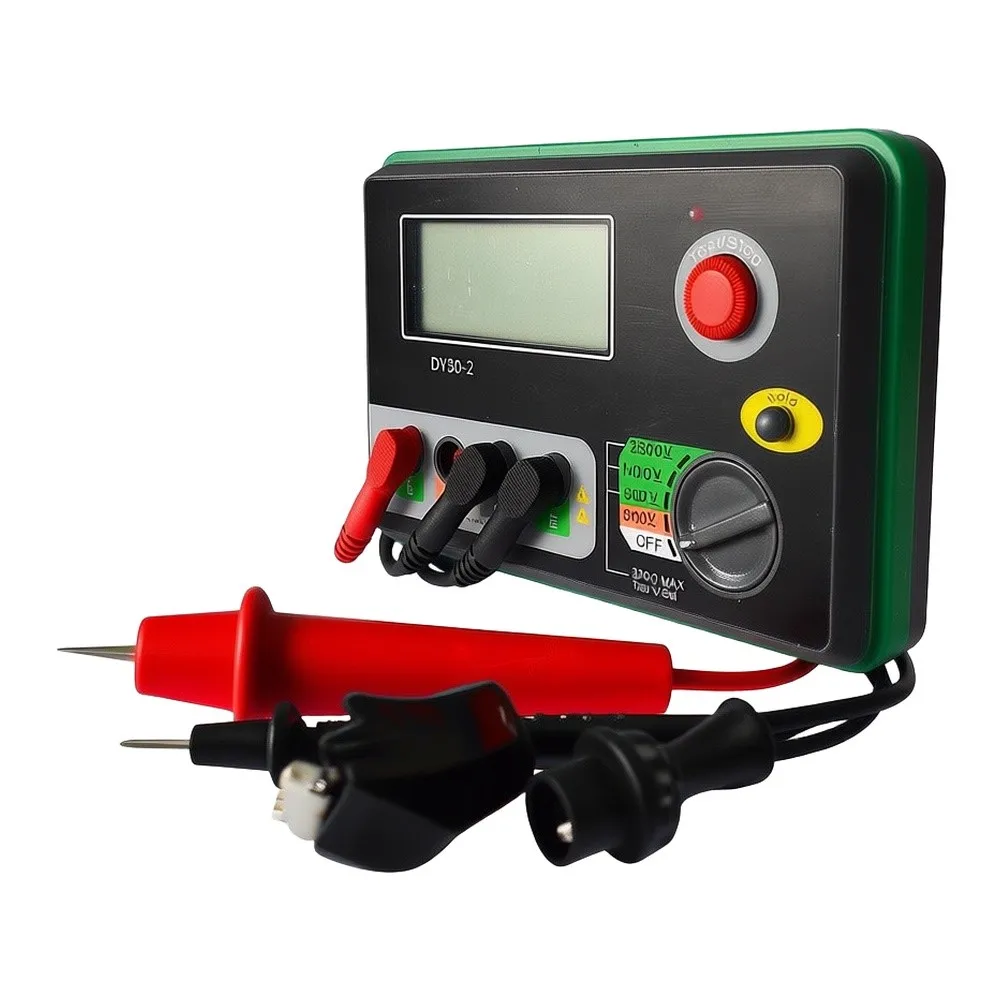 Digital Insulation Resistance Tester DY30-2 with 500V 1000V 2500V Test Voltages for Automotive Electrical Testing