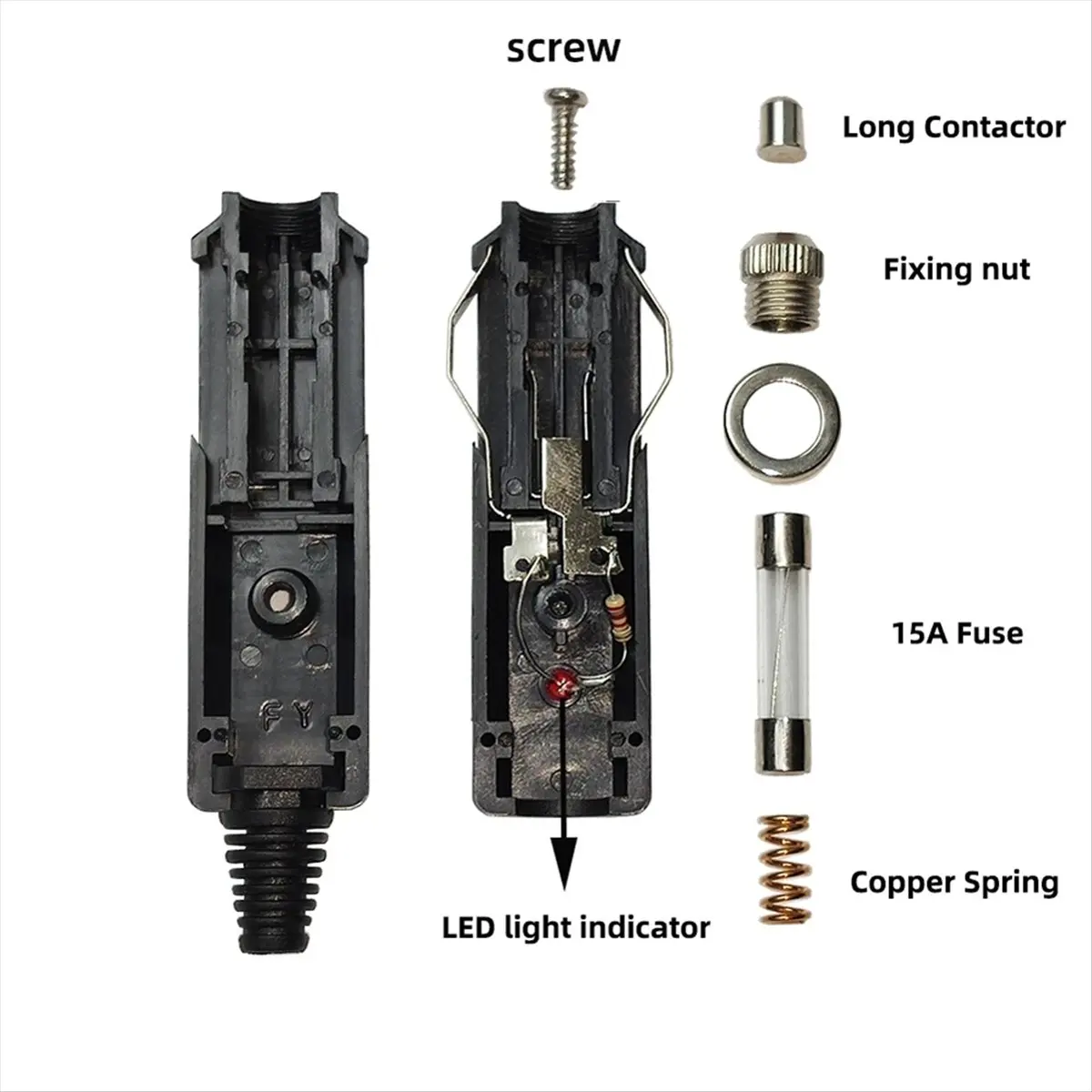 Fits for Lighter Plug with 45A Connector Extension Cable 14AWG Battery Charger Adapter for Port 1M