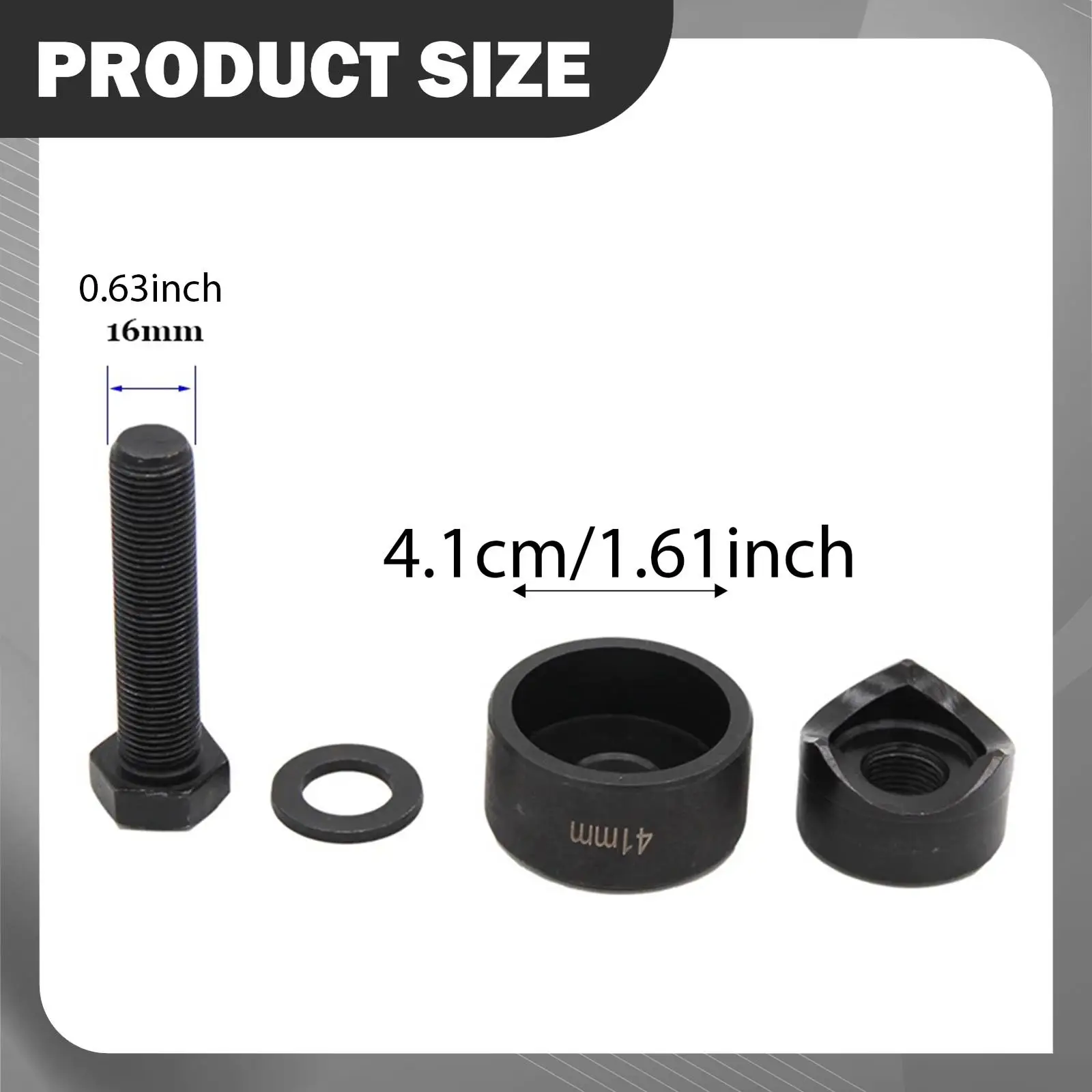 

Manual Knockout Punch Kit 41mm Steel Plate Punch Tool for Metal Sheet DIY and Barrel Cutting