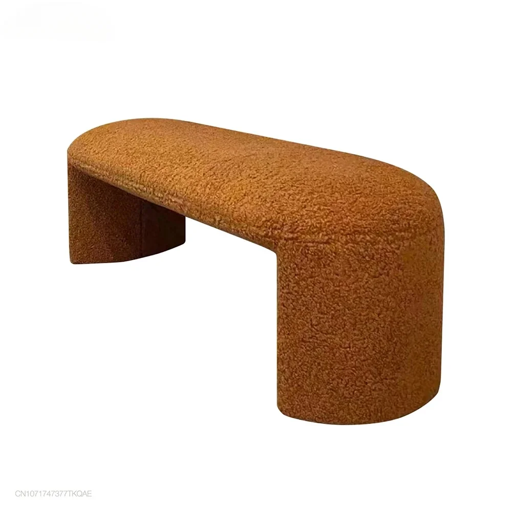 Nordic design Makeup stool Bench light luxury dresser living room sofa low stool doorway shoes stool bedroom makeup chair