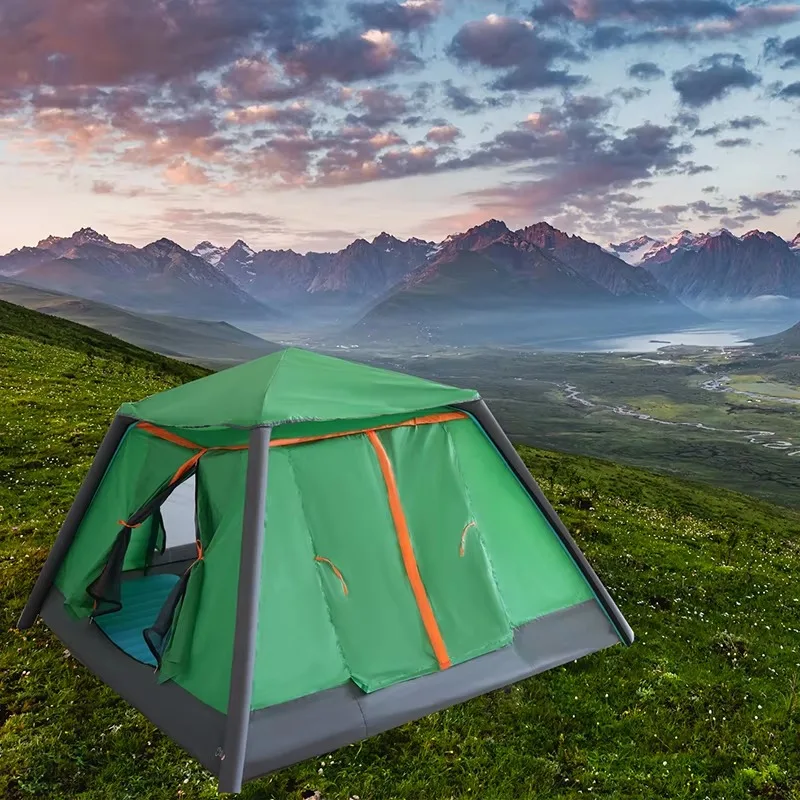 Outdoor Waterproof Folding Portable Instant Inflatable Camping Tent 3-4 People