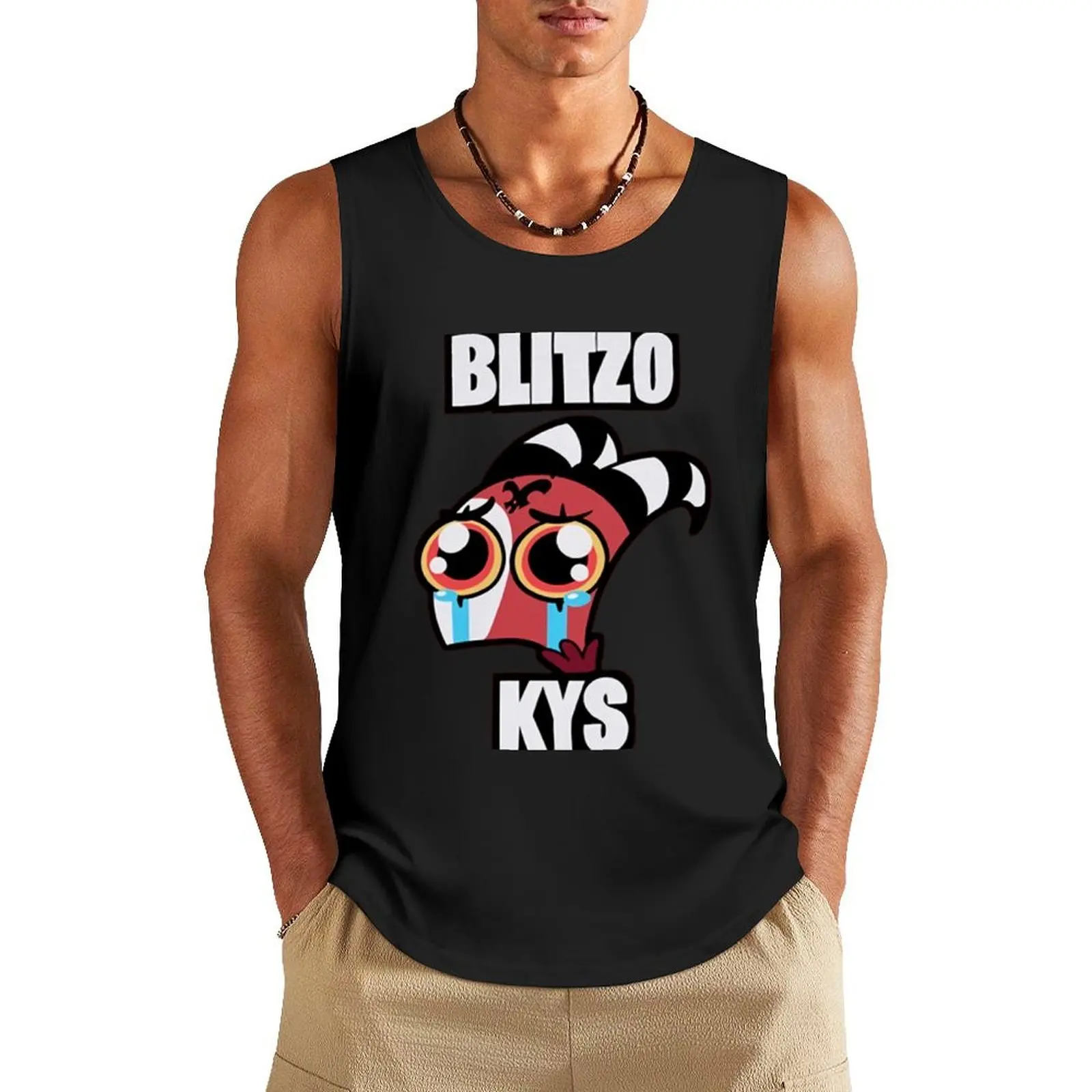 

BLITZO KYS Tee Design Apology Tour Collection June 2024 Tank Top Men sleeveless tee Male vest gym men fitness clothing for men