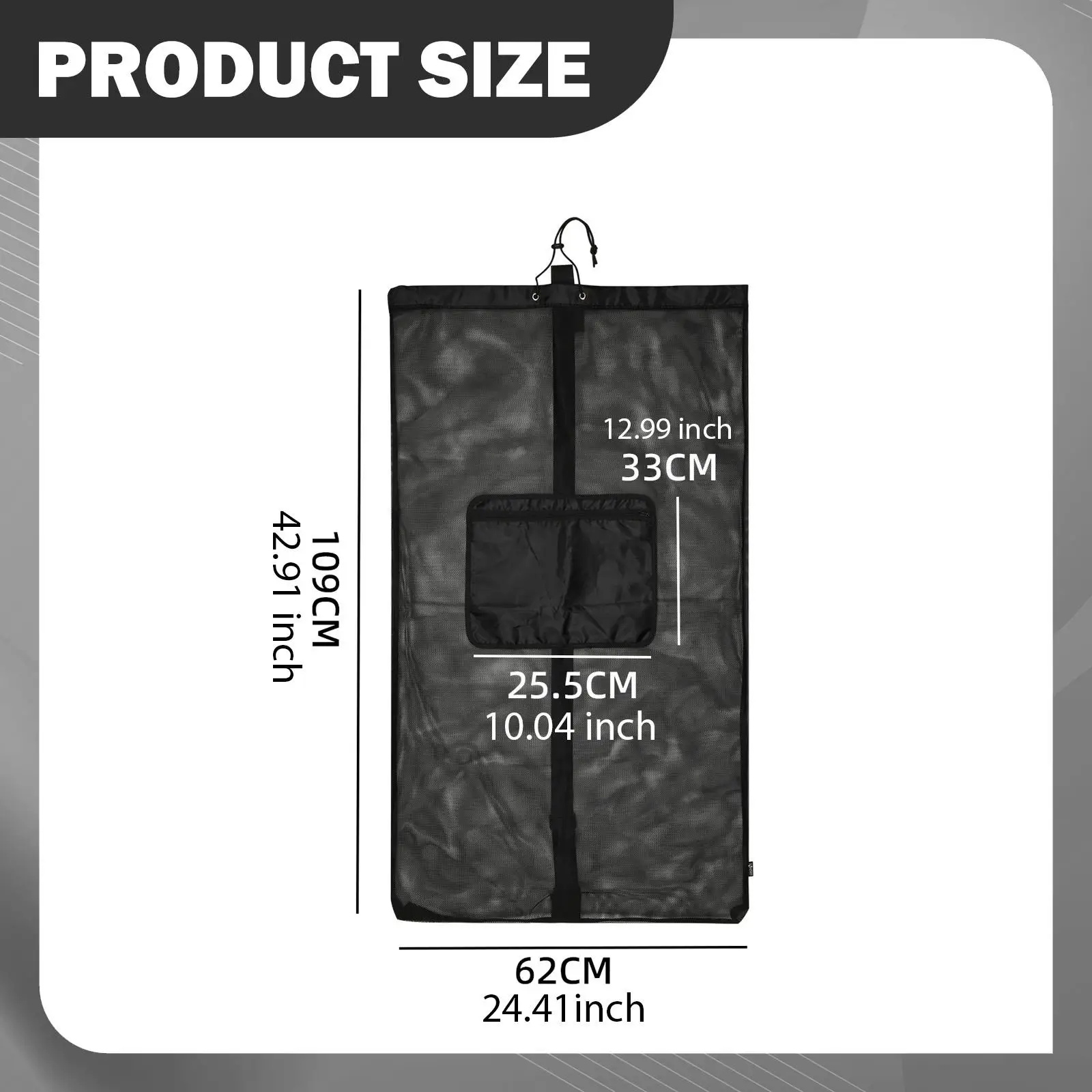 

Oxford Mesh Ball Bag Basketball Pouch Front Zipper Pocket Adjustable Shoulder Strap Equipment Organizer for Gym Outdoor