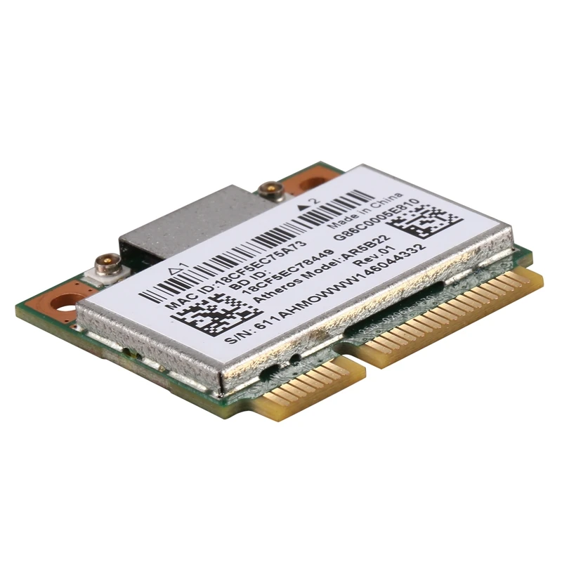 Tarjeta Wifi de doble banda AR5B22, tarjeta WLAN inalámbrica, Bluetooth 2,4, 4,0/5GHz, 802.11Ac, para Lenovo Y400, Y500, Y410P, S215, U330, U430