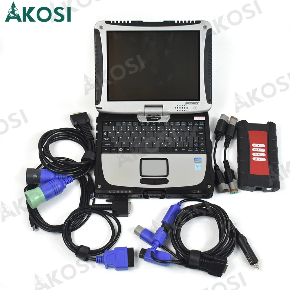 

Diagnostic Scanner For INLINE 7 Data Link Adapter Diesel Truck Scanner inline 7 Heavy Duty Truck Diagnostic Tool+CF19 Laptop