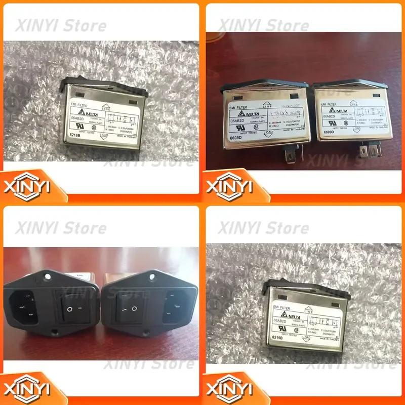 for 06AB2D Brand New Original AC Power Input Module Connector Filter 115/250VAC