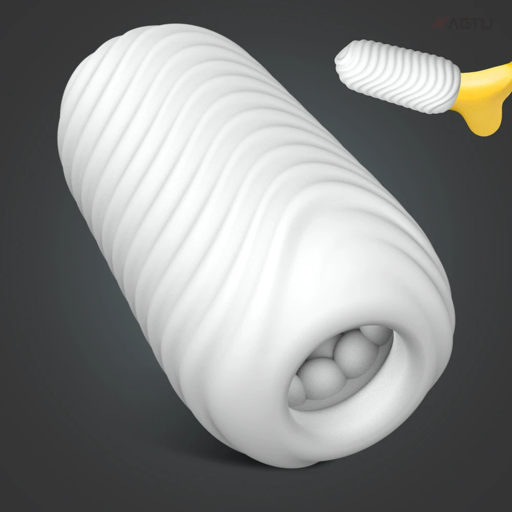 Men's Aircraft Cup Goods Soft Silicone Masturbator for Men Pocket Pussy Waterproof Real Vagina Sex Toy for Men Adult Goods 18+