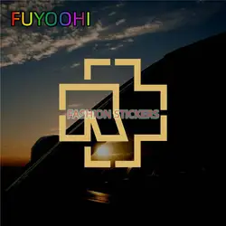 FUYOOHI Funny Stickers Gold D.R. PVC Ram Racing Decal Laptop Motorcycle Helmet Box Surf Camper Window Bumper Ramstein Sticker