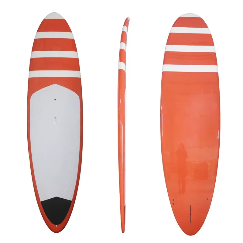 Prancha de surf personalizada Epoxy SUP Stand up Paddle Board com almofadas de tração