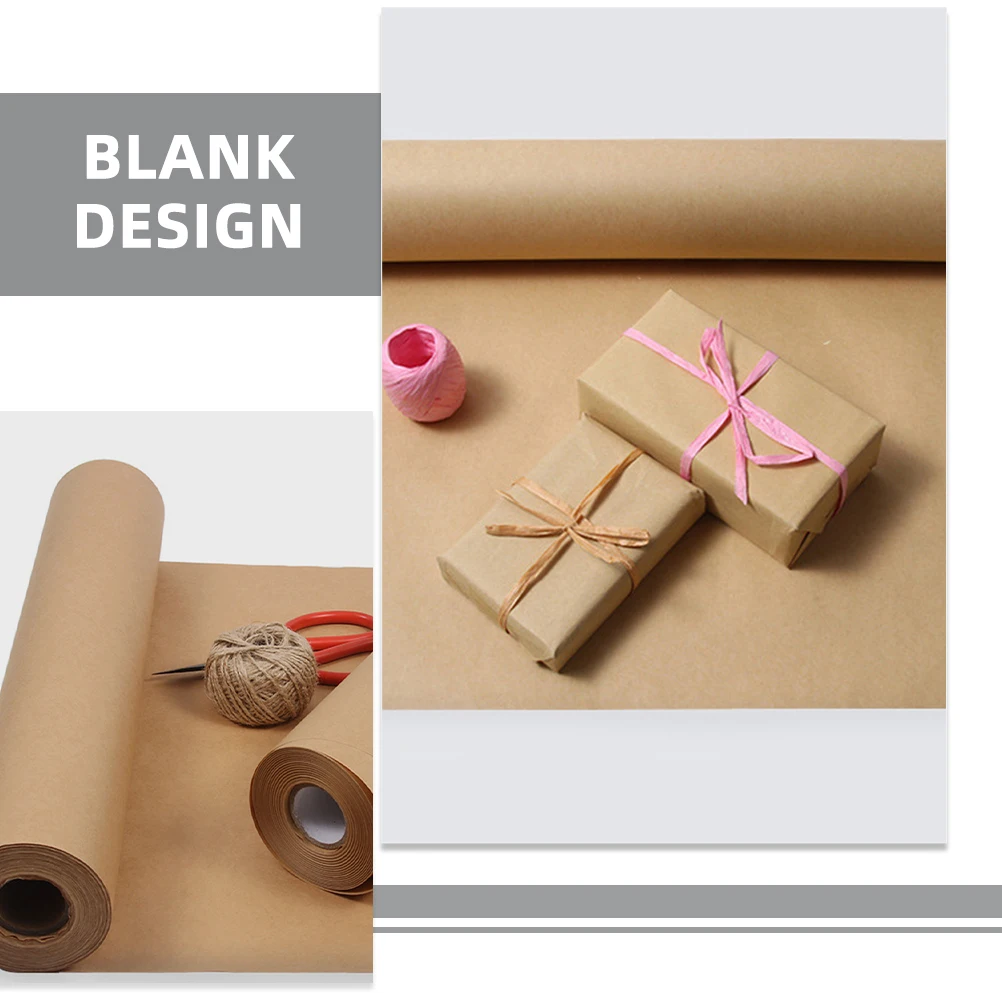 

1 Roll Kraft Paper 38cmx50m Brown Paper for DIY Gift Wrapping Flower Arrangement Craft Honeycomb Wood Pulp Pure Packing