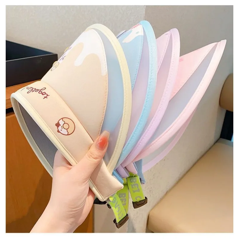 Sombrero para el sol unisex para cosplay, diseño de dibujos animados de ala ancha para estudiantes, protección solar al aire libre en verano