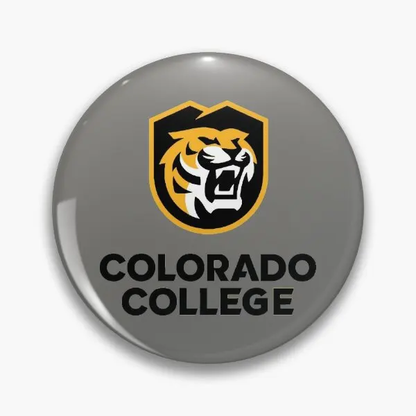 Tigers Colorado College  Soft Button Pin Funny Collar Hat Creative Lapel Pin Brooch Gift Women Jewelry Fashion Cartoon Metal