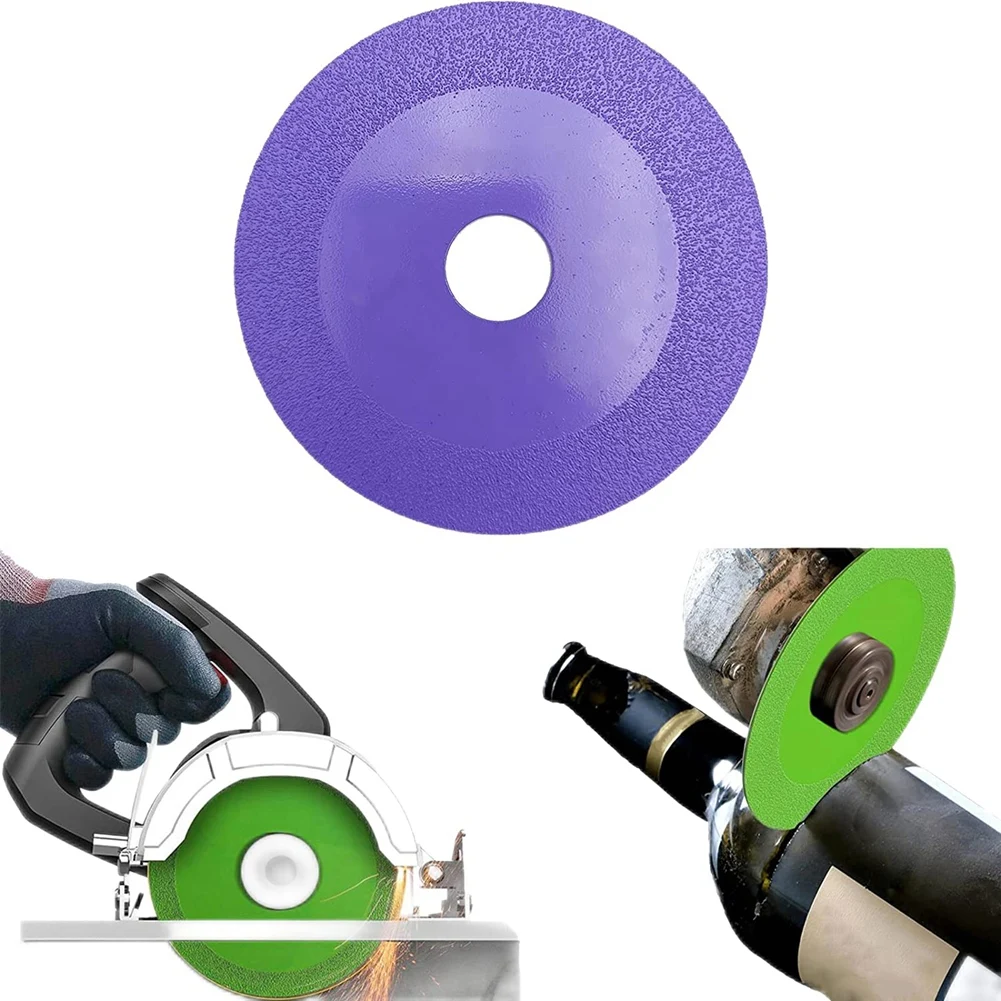 Disco da taglio per vetro ABCL, taglio del vetro con ruota per lama per sega per smerigliatrice angolare, ruota con lama per sega diamantata ultrasottile da 4 pollici
