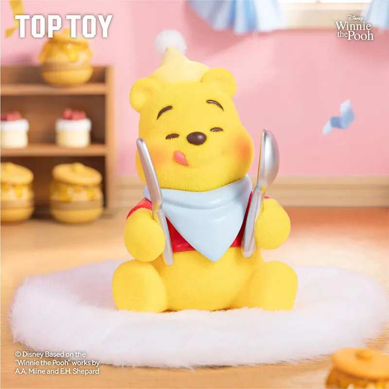 TOPTOY Disney Winnie The Pooh Fun Party Series Blind Box Genuine Guess Bag Mystery Box Cute Anime Figure Desktop Ornaments Gift view 2