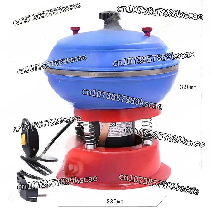 8 inch micro vibration polishing machine grinder workpiece surface polishing vibration barrel vibration polishing machine jewelr