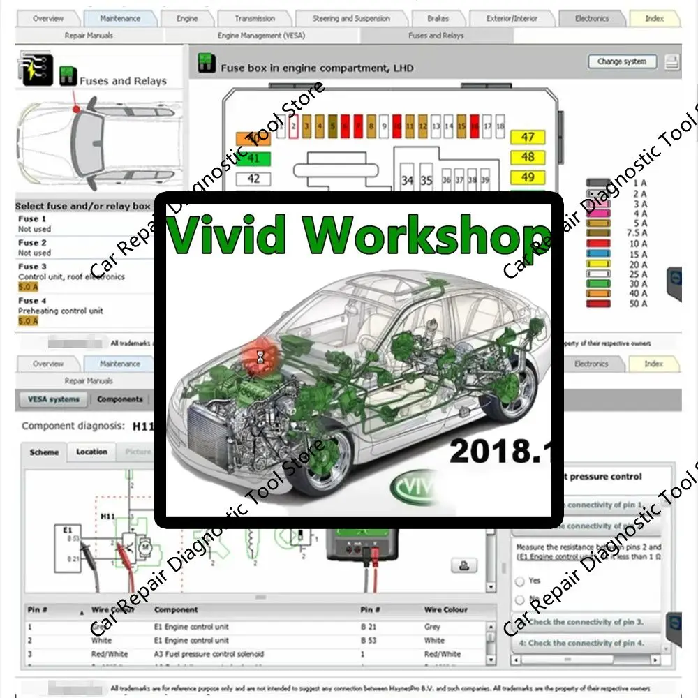 

2024 Hot Arrival Vivid Workshop DATA 2018.01v( (Atris-Technik) Europe Automotive repair software Atris parts catalog vivid work