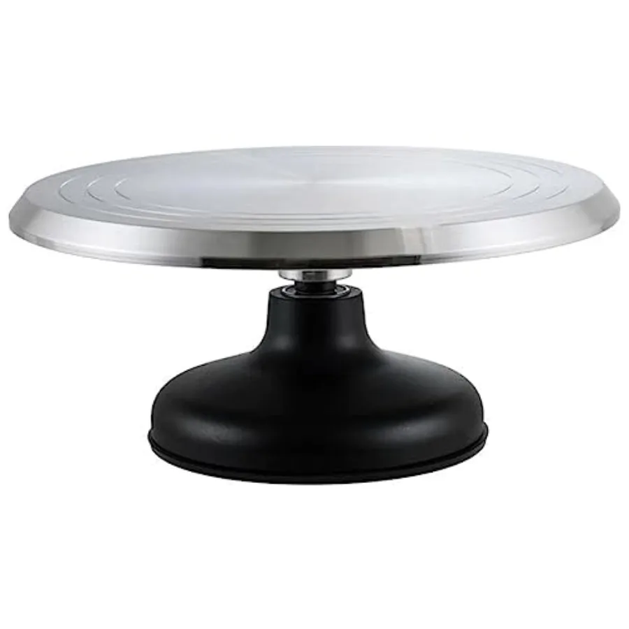 

Revolving Cake Decorating stand 12 inches Silver