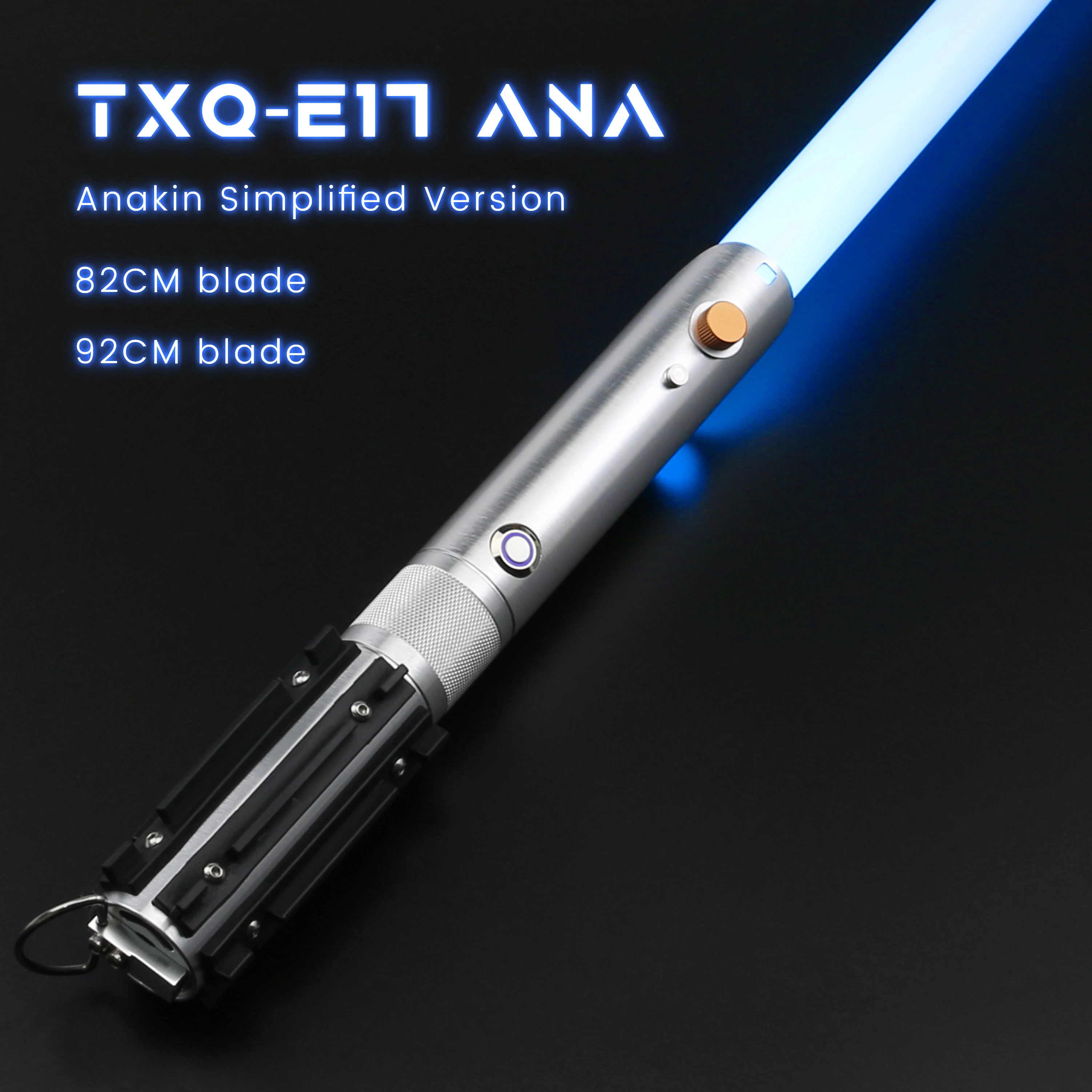 TXQSABER Anakin Skywalker Lightsaber Simplified Version Heavy Dueling 92cm Blade Smooth Swing Metal Handle 12 Colors Laser Sword