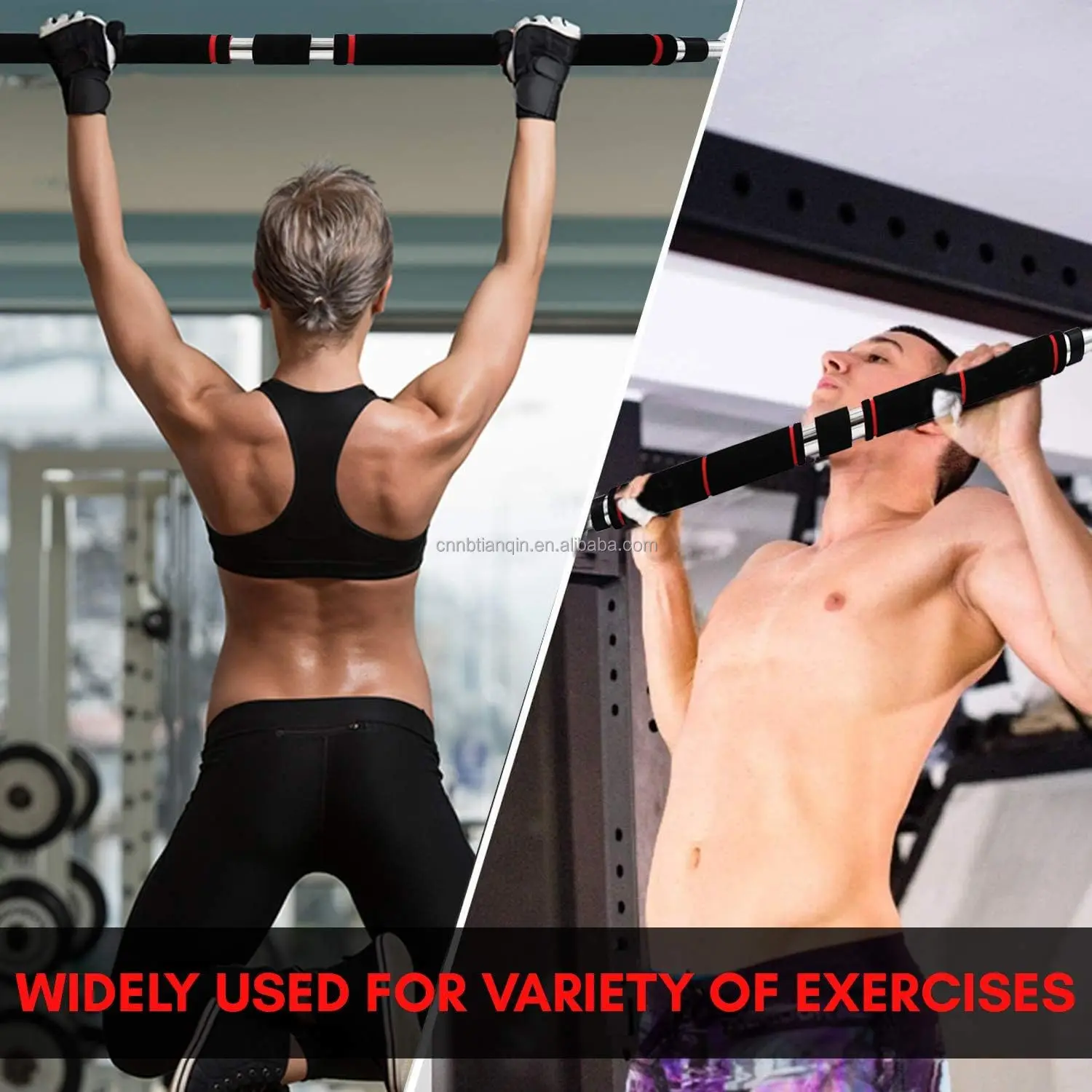 Steel Doorframe with Drill- Pull-Up Bar Level Built-In Horizontal Bars Doorway Exercise Chin-up for Home Gym view 6