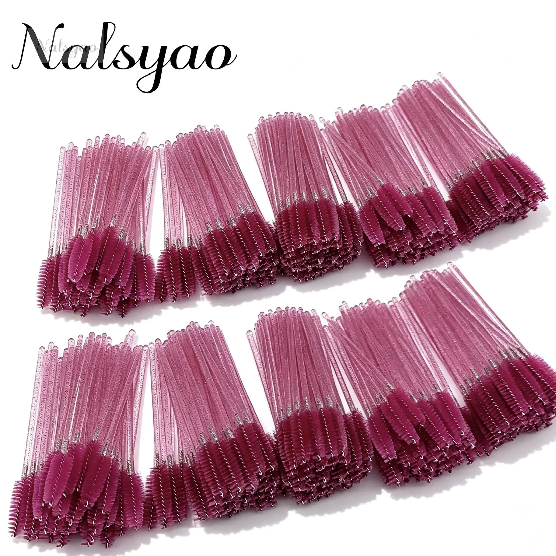 For Eyebrow Eye Lash Extension Colorful Wholesale Beauty Tools 1000 Disposable Mascara Wands Eyelash Brush Spoolies