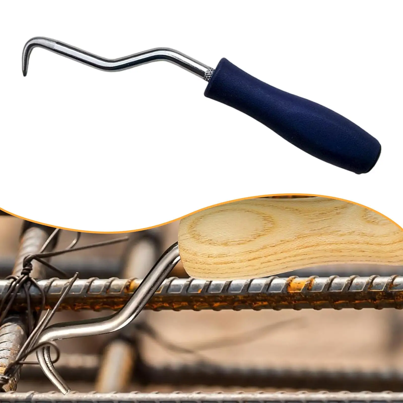 Portable Curved Tie Wire Winding Clamp Twister Puller Tool for Fence Twisting and Multifunctional Home Repairs