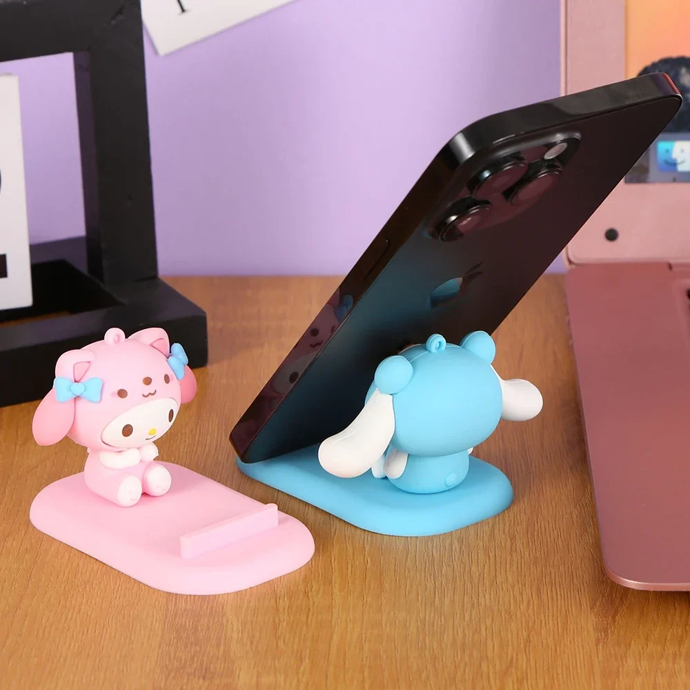 حامل هاتف محمول جديد من الرسوم المتحركة Sanrio بجانب السرير، قطعة أثرية خاصة، حلي صغيرة لطيفة ثلاثية الأبعاد متاحة