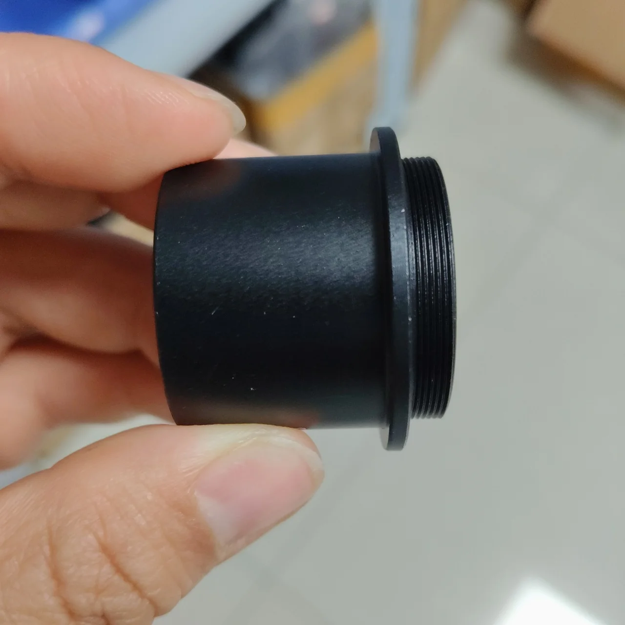 23.2/30mm to M28 Thread Adapter M28x0.6 Telescope Eyepiece Barlow Lens Convert to Biological Stereo Microscope Ring Connector