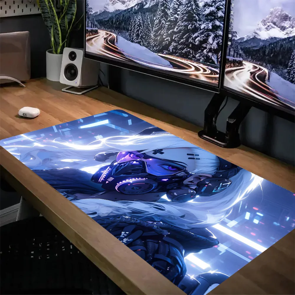 

Cute Desk Mat Anime Girl GAMING MOUS PAD Mouse Carpet Gamer Keyboard Table Pads Pc Accessories Deskmat Mousepad Mats Cabinet Xxl