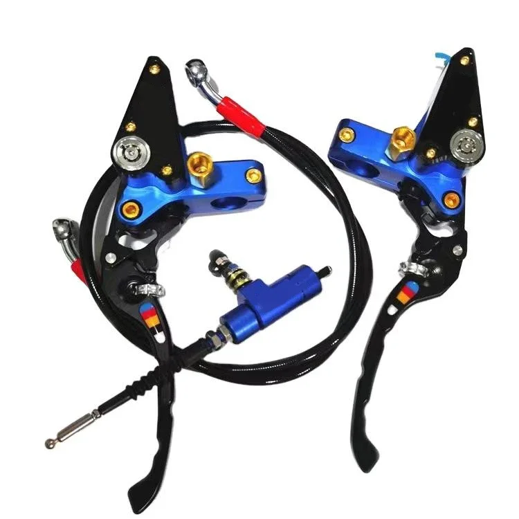 

TIYPEOR Blue red yellow 22mm CNC Motorcycle Hydraulic Brake Pump Clutch Master Cylinder Lever Adjustable Replacement