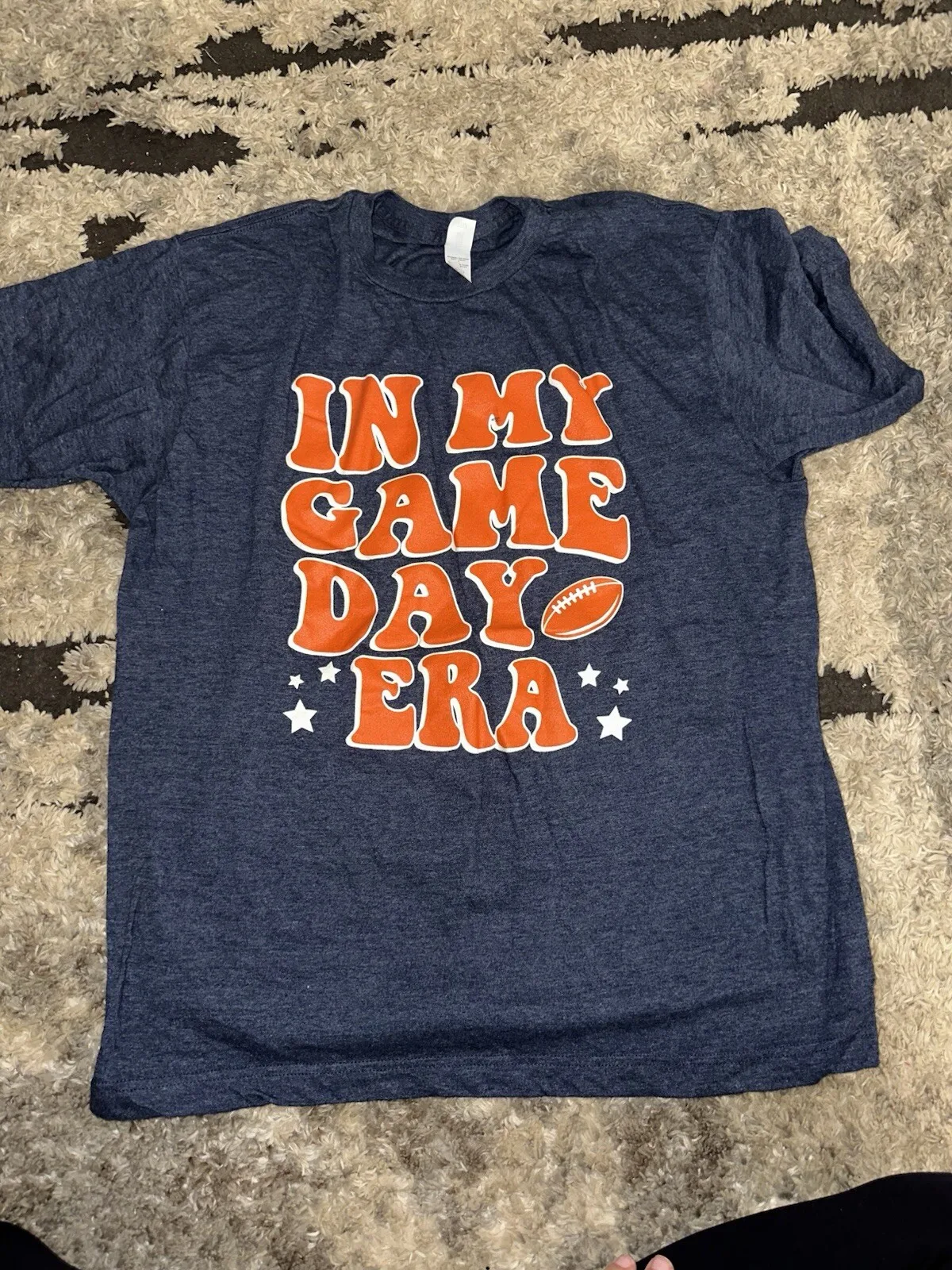 In My Game Day Era Tshirt Large Blue And Orange