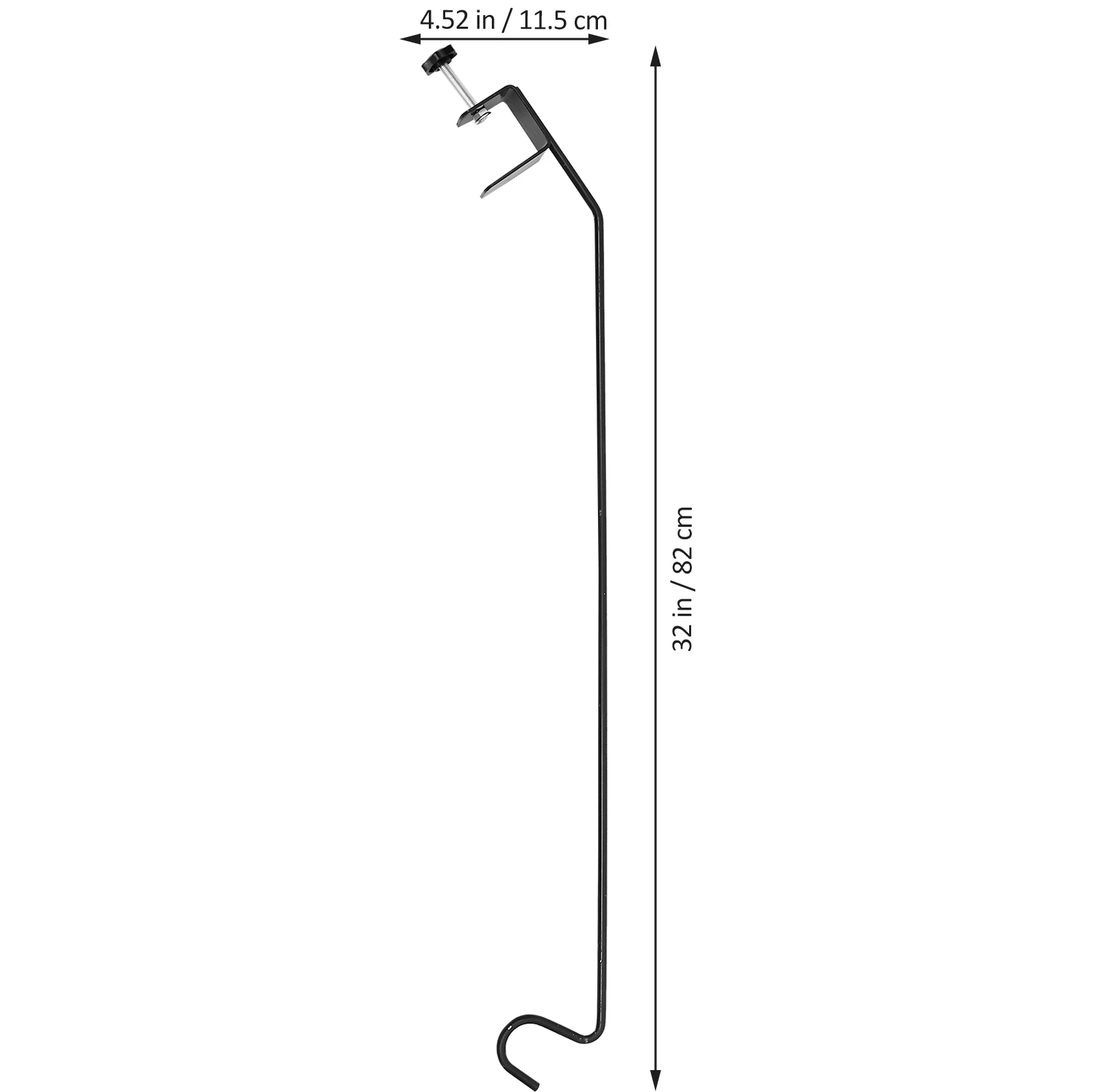 

Shepherd Heavy Duty Iron Garden Fence Lantern Hanger Outdoor Bird Feeder Stand Planter Yard Hook Multi Function