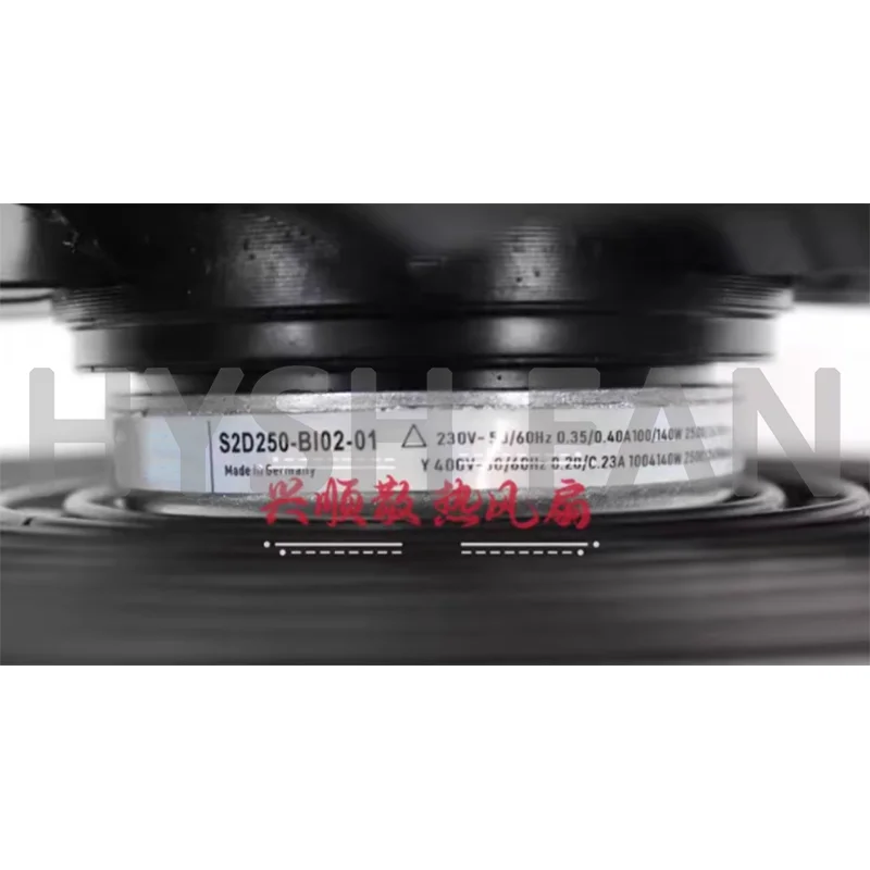 S2D250-BI02-01 Originele 230/400V Externe Rotor Axiale Ventilator Voor Rail Doorvoer