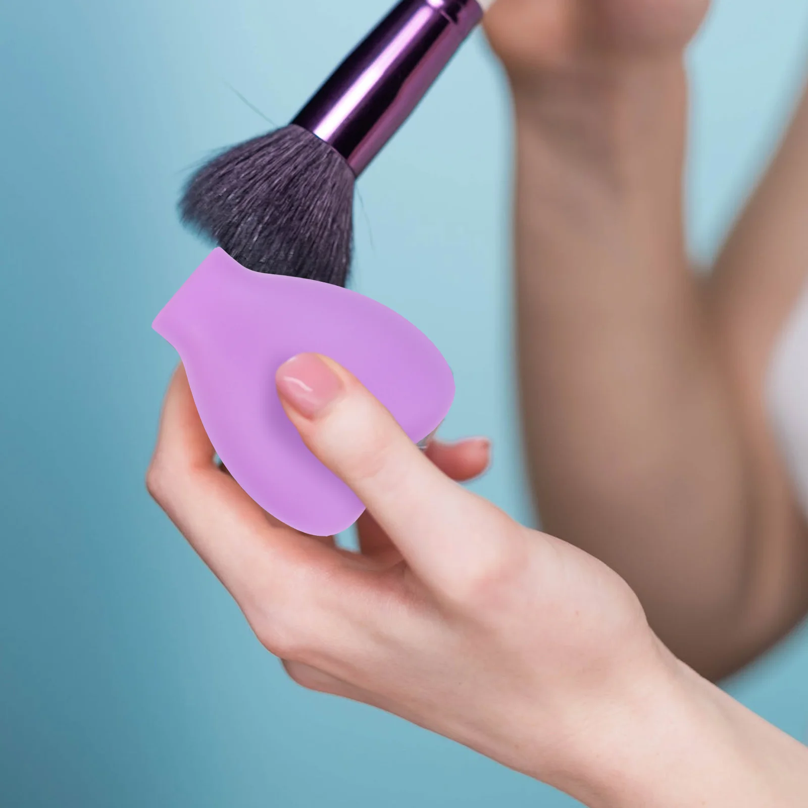 9 szt. Silikonowych osłonek na pędzle do makijażu, ochraniacze na włosie, do podróży i przechowywania, utrzymujące kształt pędzla, zmywalne, wielokrotnego użytku.