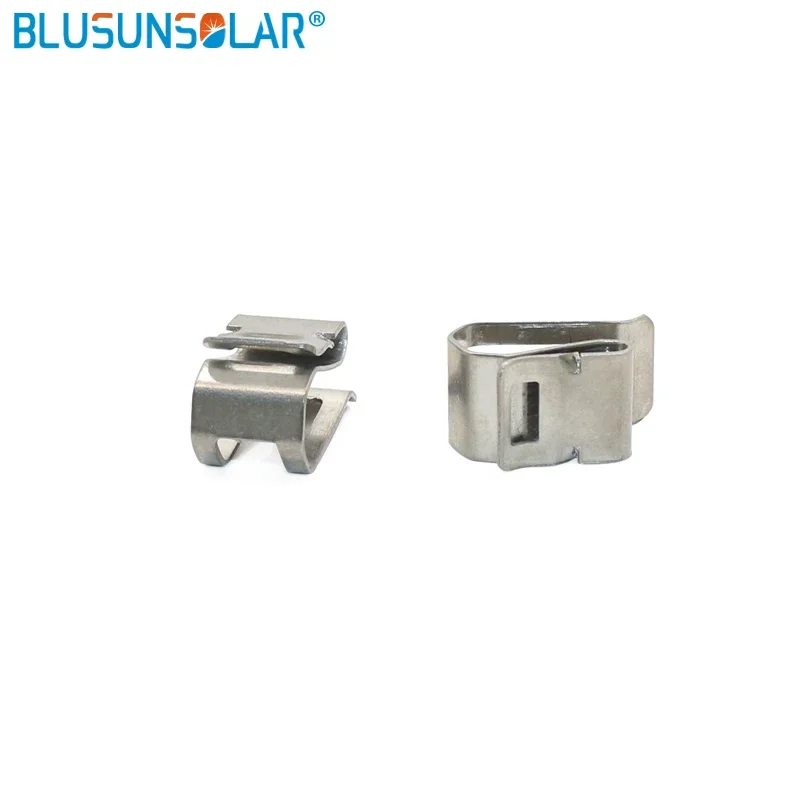 10 PCS/Lot S304  Stainless Steel PV Cable Clips/Clamp For 2/4/6mm2 Solar Cable Wire Installation In Photovoltaic System