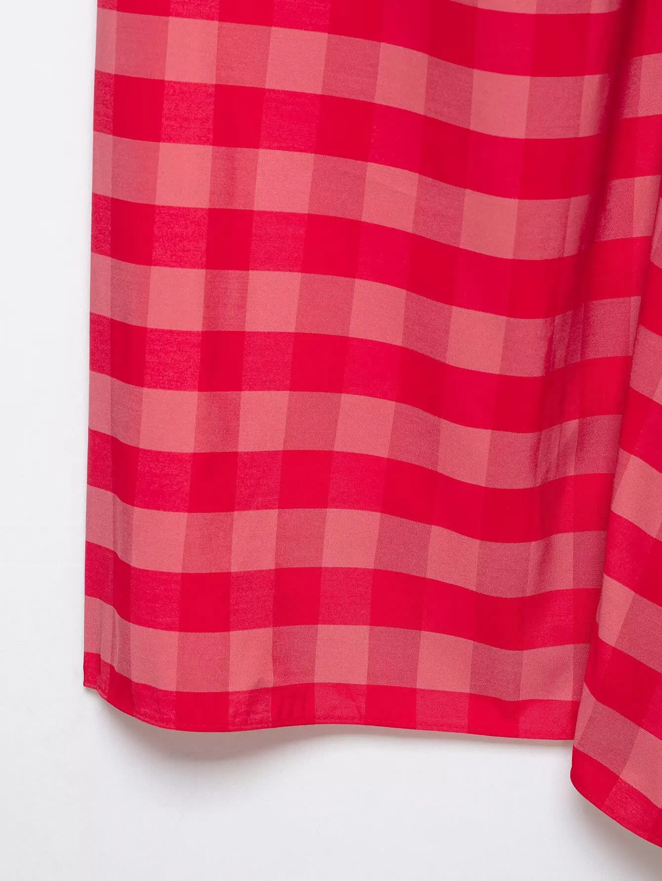 KONDALA Chic Streetwear Roter Karierter Asymmetrischer Sommerrock Mode 2026 Stufenrock Moderner Rock High Street Y2K Club Party Y2K Röcke – Detail 10