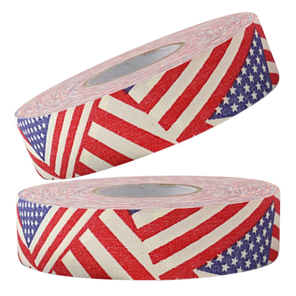 2 لفات شريط الهوكي الاحترافي القابل للإزالة المحمولة المضادة للانزلاق هوكي الجليد مضرب الشريط واقية الرياضة التفاف شريط مريح #2