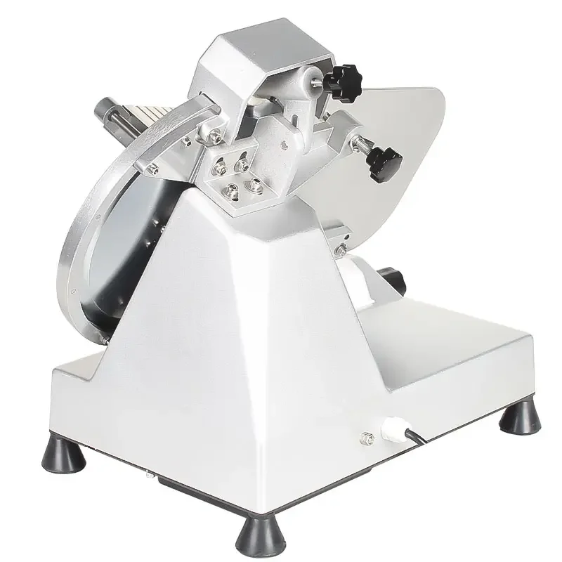 10 Inch Semi-Automatic Meat Slicer 250B Model 250mm Blade Diameter 0-12mm Adjustable for Hotel Canteen Food Processing
