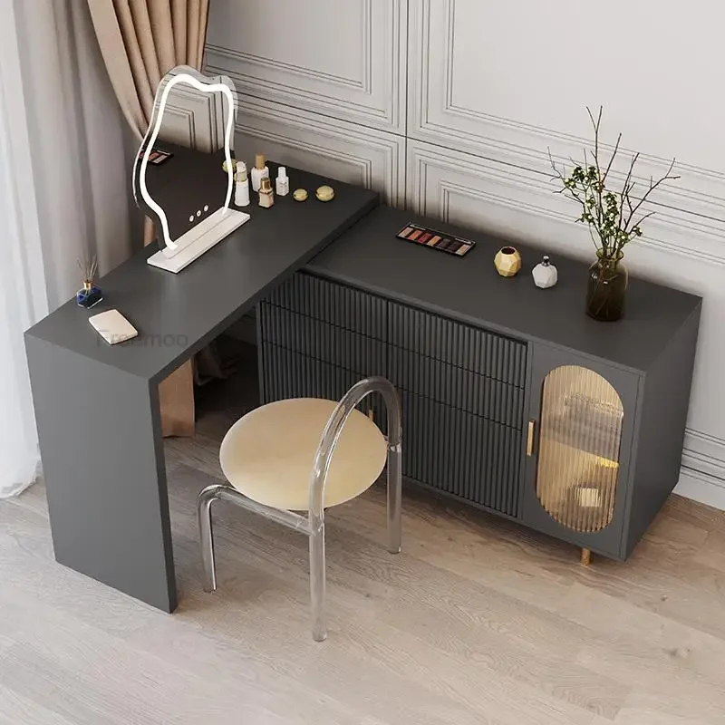 

Modern Study Dresser Dressing Table Corner Makeup Nordic Cabinets Luxury Dressing Table Mirror Stool Bedroom Home Furnitures