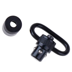 Metal Carabiner Knurled Sling Swivel Mount Ring Swivel Mount Quick Detach Release Strap Buckle