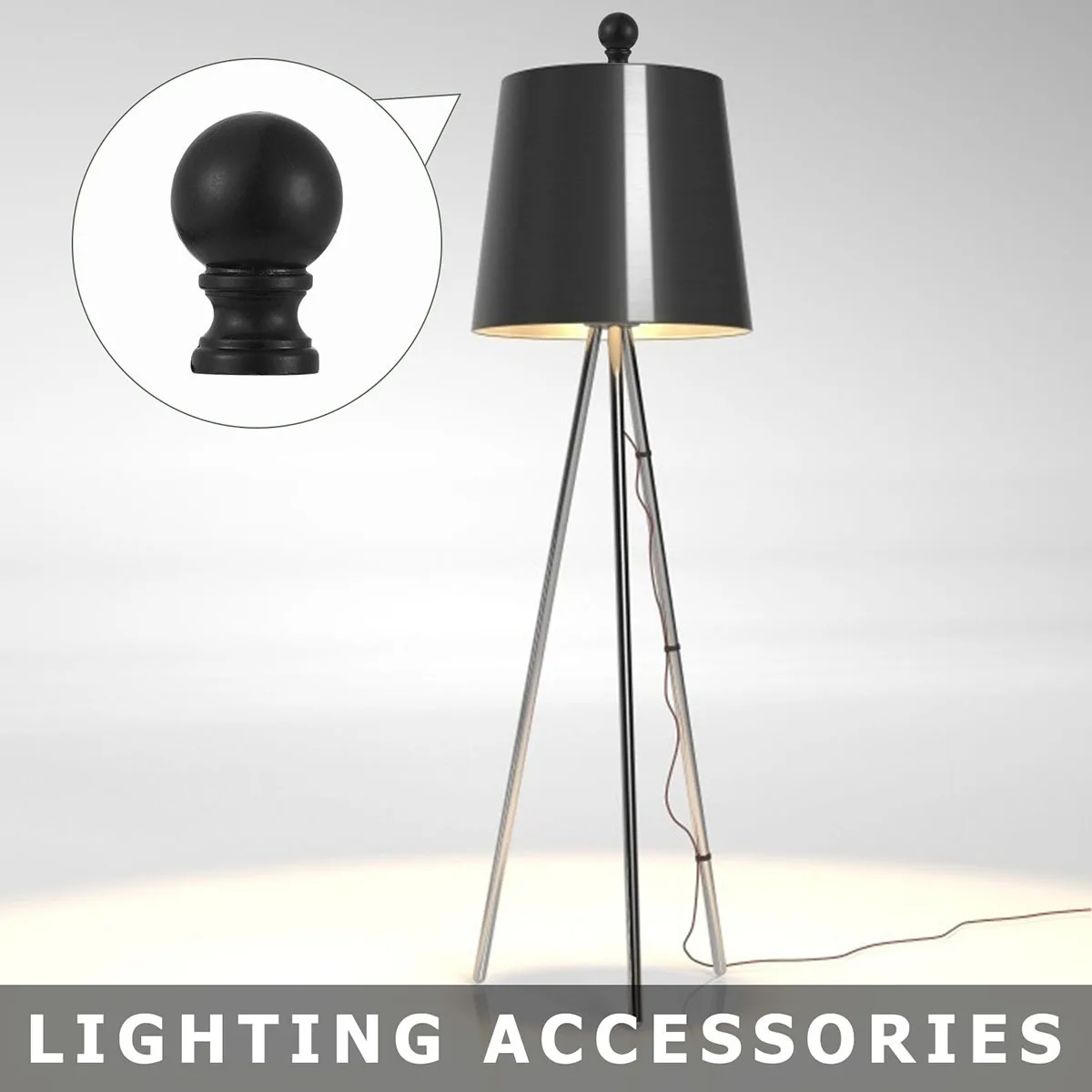 

10pcs Shade Table Finial Ball Floor Accessories Lighting Ornament For Desk Floor Lamp Accessories Lamp Replacement Parts