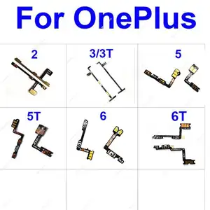 Bilashmart Power Volume Buttons Flex Cable Oneplus One Plus 1 2 3 5 6 3T 5T 6T On Off Control Keys Side Power Volume Felx Ribbon