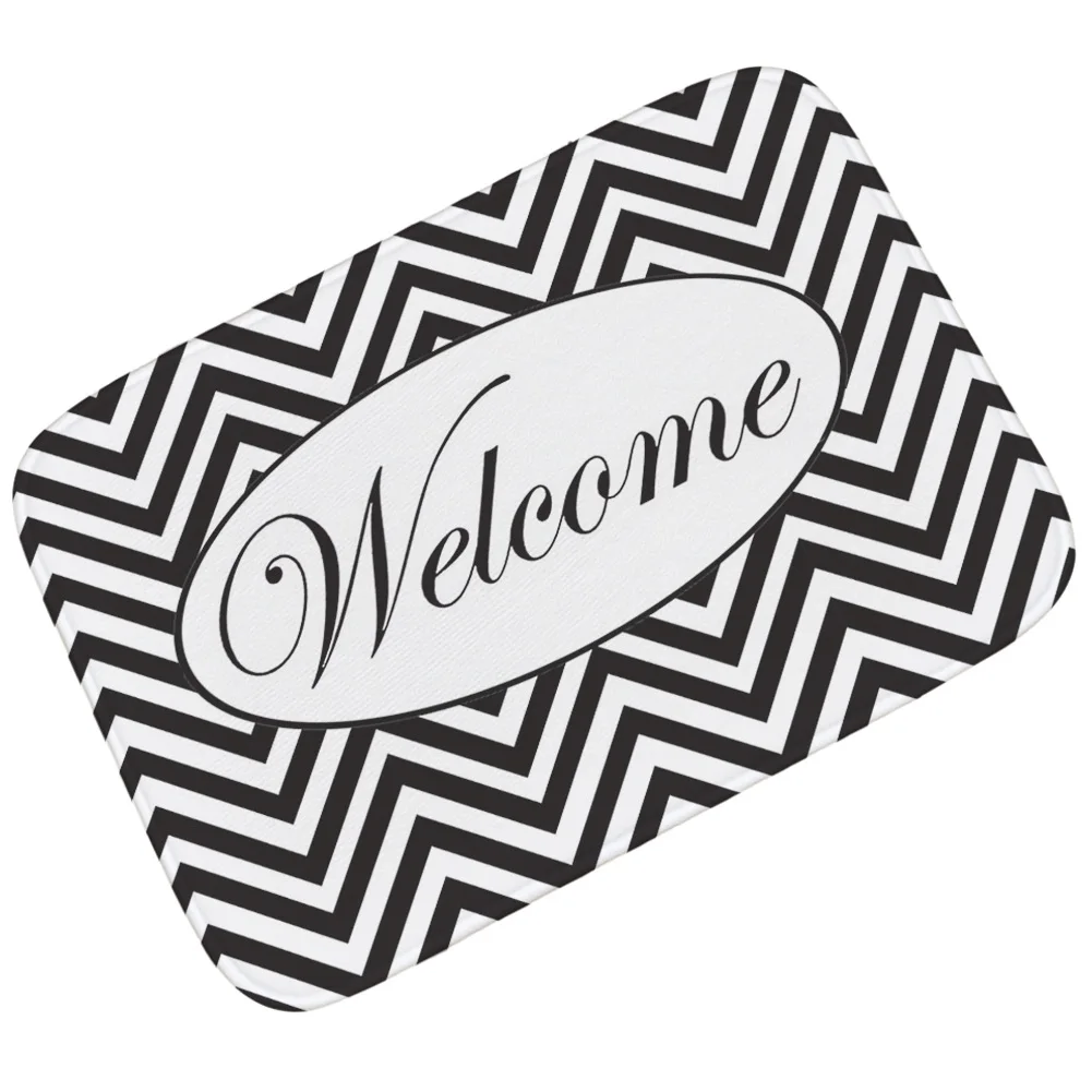 New Polyester Entrance Door Mats Rug Non-slip Washable Kitchen Mat Absorbent Bathroom Corridor Floor Carpet