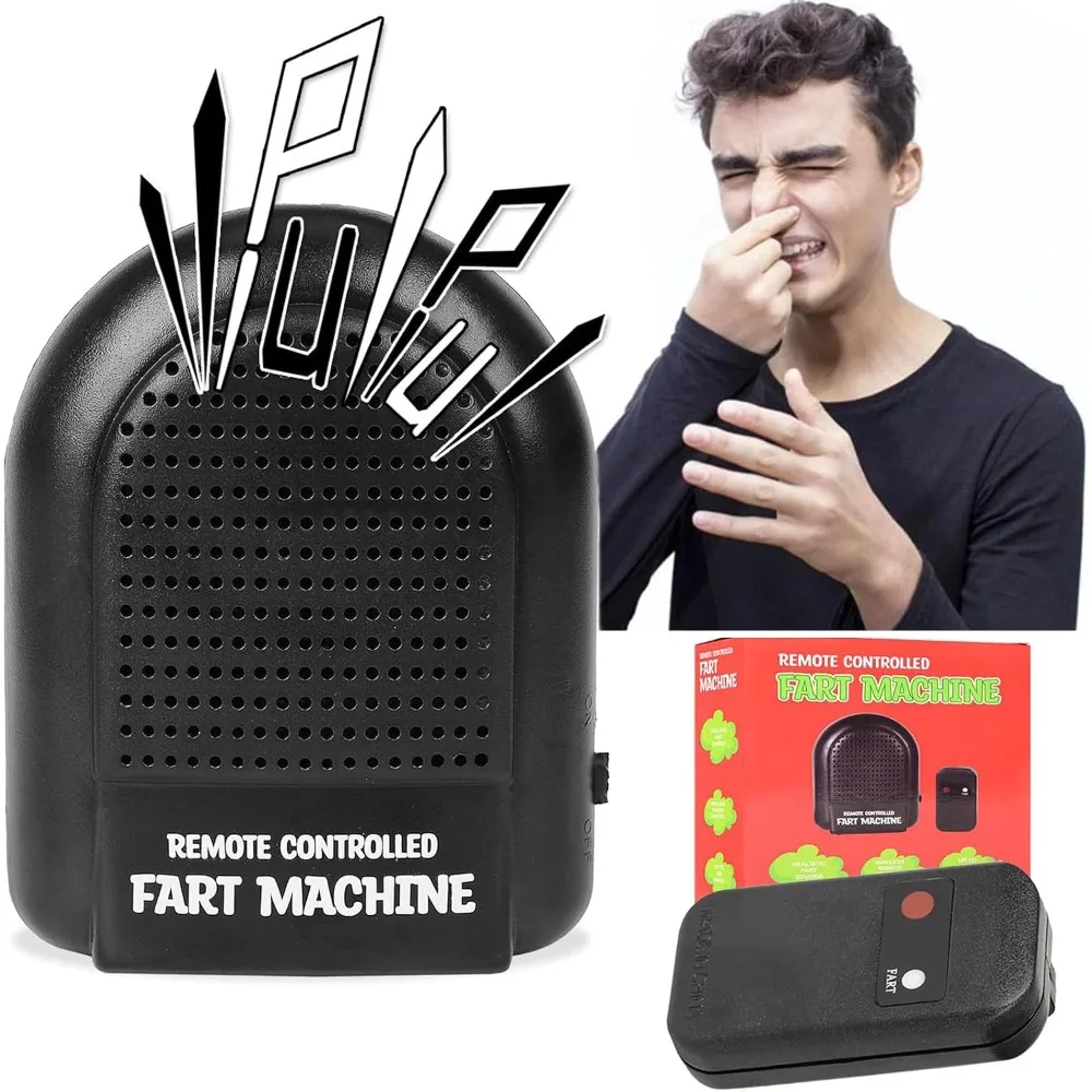 Fart Machine with Remote Electronic Controlled Novelty Prank Toy Funny Weird Stuff Cool Things Father Day Birthday Gifts for Men