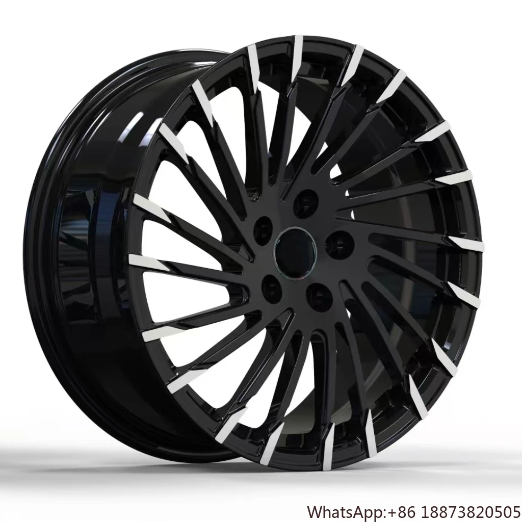 

Gloss Black 5x114.3 Forged Alloy Wheels 18-22 Inch for 19 20 21 Passenger Cars