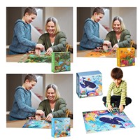 100 Pieces Animal Dinosaur Ocean Theme Jigsaw Puzzles, Toys Preschool, Gift For Birthday Christmas Halloween Thanksgiving